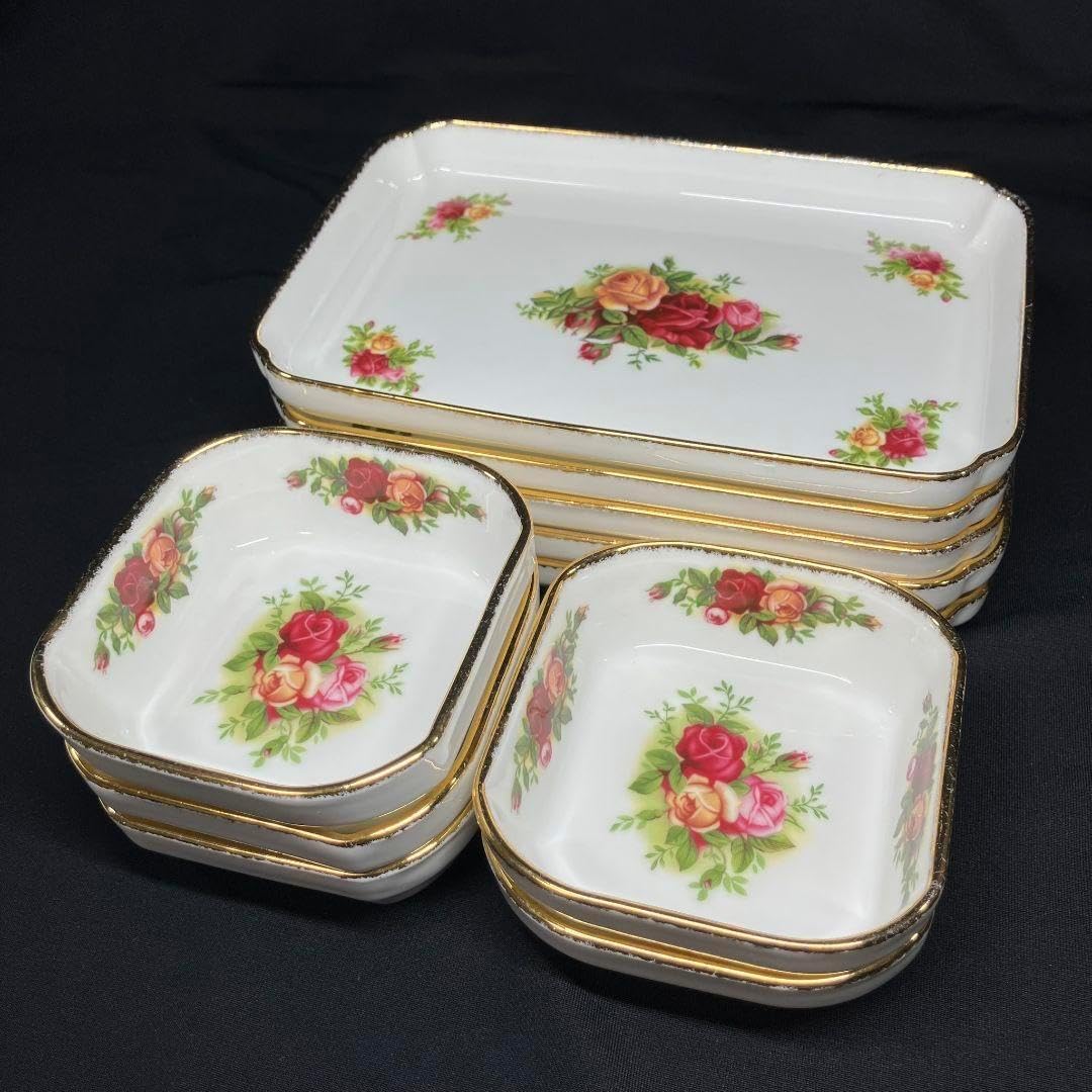 ロイヤルアルバート オールドカントリーローズ プレート 10客 セット レア ロイヤルアルバート オールドカントリーローズ プレート 10客 セット レア